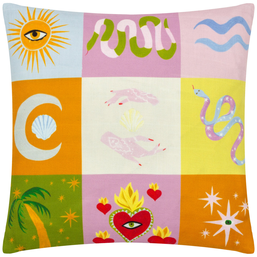 Alchemy Abstract Square Throw Cushion Cover