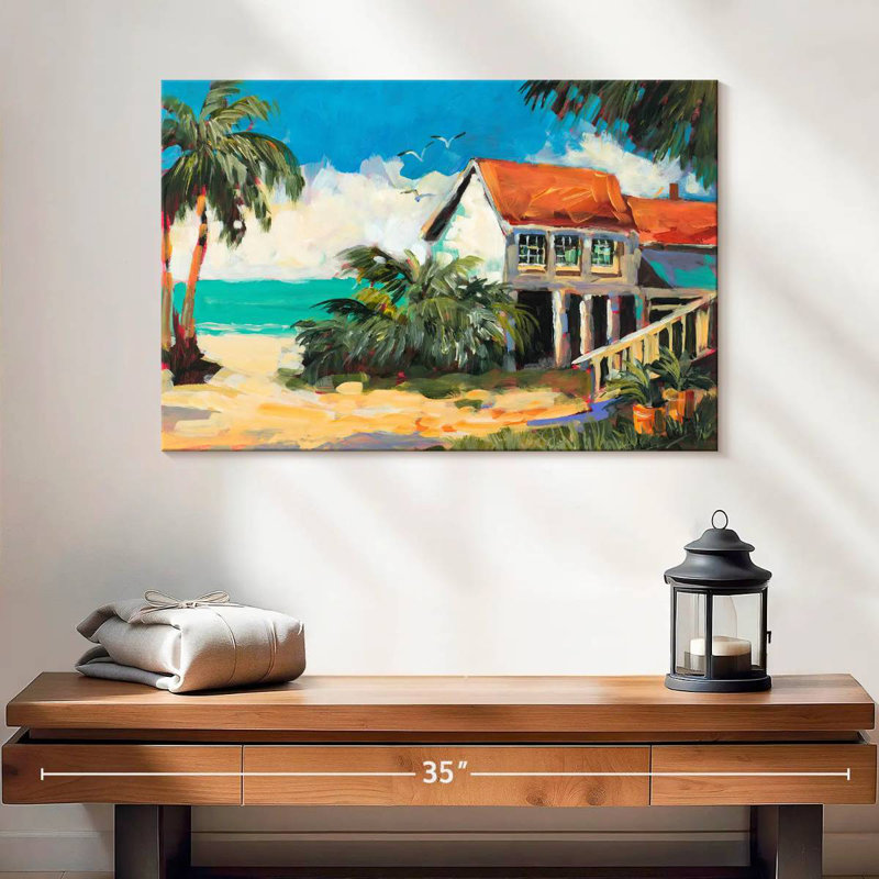 Escapade tropicale Gillard, H 16 po x l 24 po