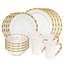 Bamboo 4 - Piece Place Setting - White/Natural