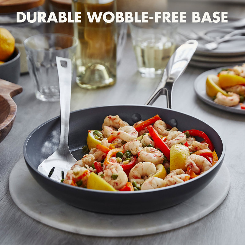 Valencia Pro Gray 12" Aluminum Ceramic Nonstick Fry Pan