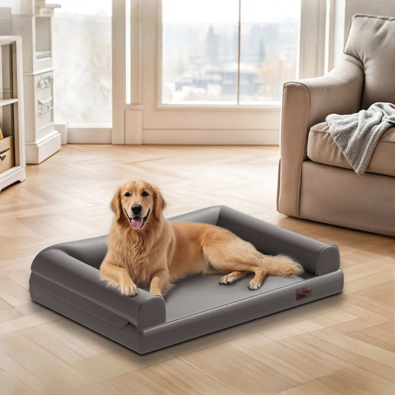 Pet Bed Bolster, 18cm H x 97cm W x 73cm D