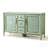 American Country-style Patterned Green Sideboard