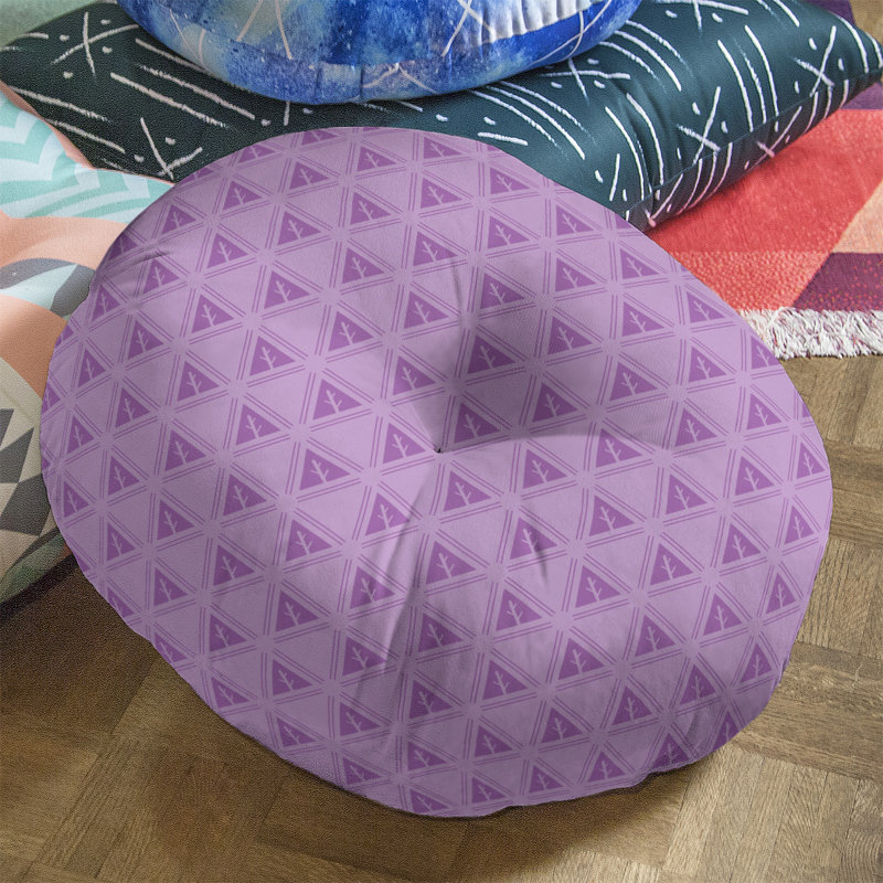 Coussin Theo Nath, 26 po x 26 po, Violet clair
