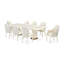 Lisbon 9 - Piece Dining Set