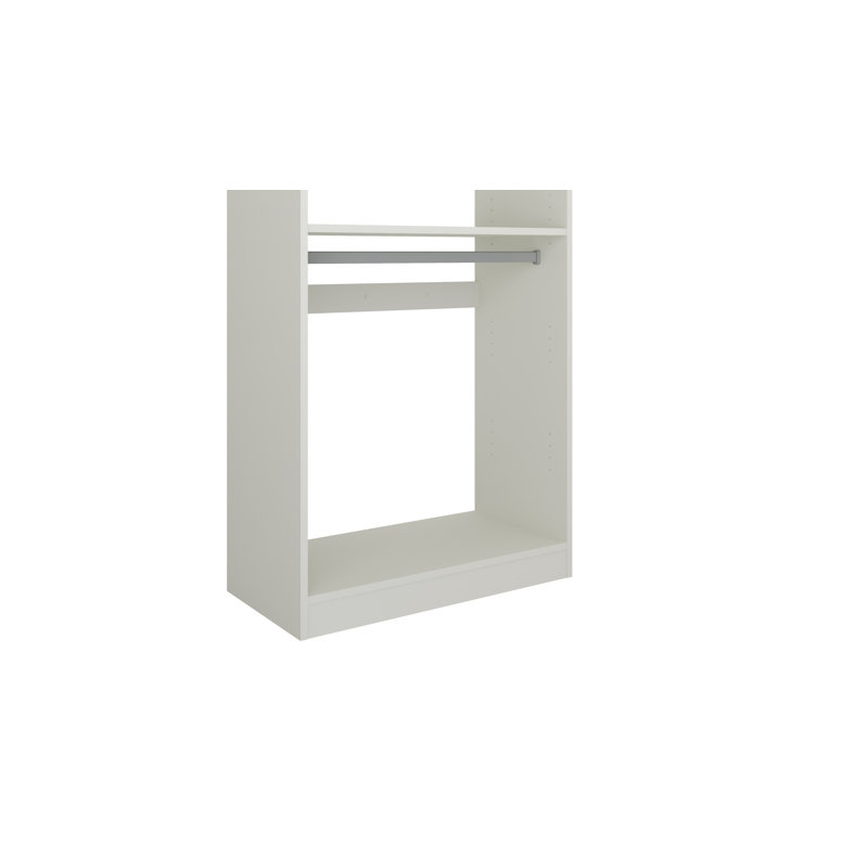 Module For Closet System With Clothes Rail – 84"30"16" - White, White