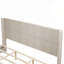 Structure de lit plateforme en bois massif avec tête de lit, aucun sommier nécessaire, sur pied, assemblage facile et conception durable-29865655-29865610