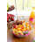 Golden Hill Studio Peony Glass Serving Bowl