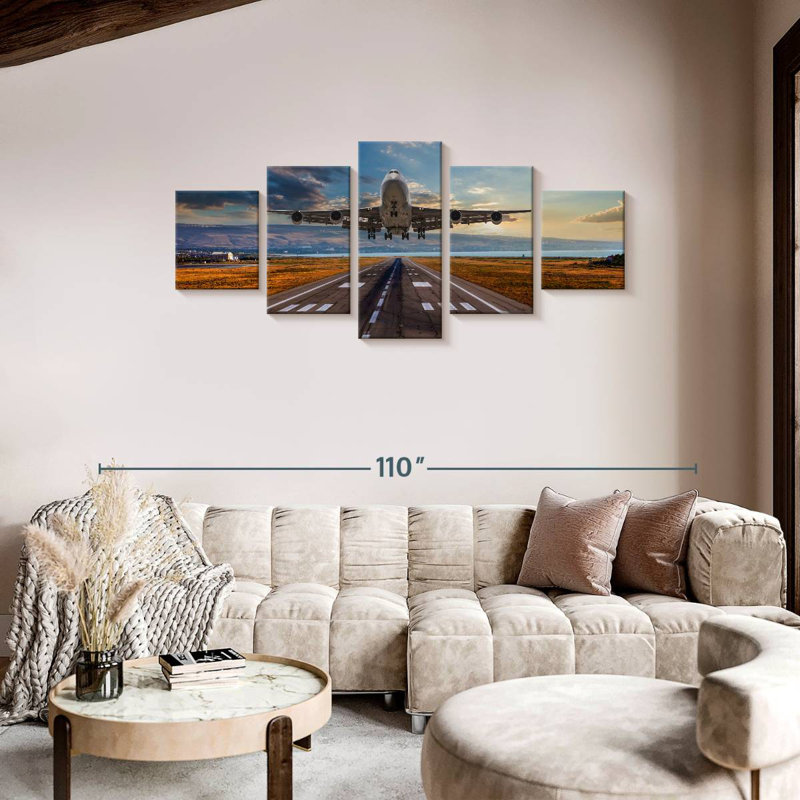 Mehar Airplane Liftoff, 36" H x 80" W