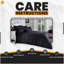 Cotton Blend Damask Duvet Cover with Pillowcases-19840801-19840800