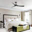 52 Inch Modern Ceiling Fan With 18W Led Light And Remote Control 3 Abs Blades Noiseless Reversible Dc Motor-113576865-113576867