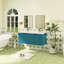 Ensemble de meuble-lavabo mural 47,6 po avec plateau en résine-538422618
