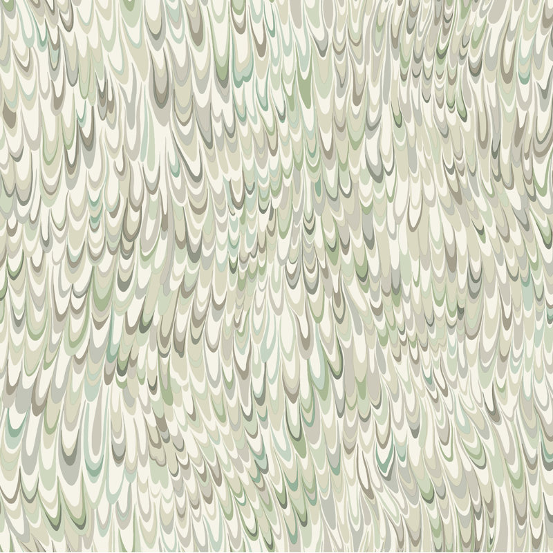 Aslan Marble Wallpaper Double Roll by Ronald Redding, Green