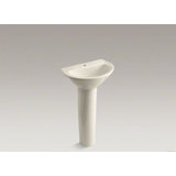 Parigi® Ceramic 20" Pedestal Bathroom Sink