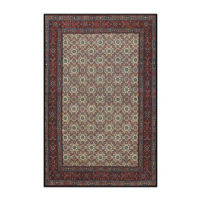 Tapis traditionnel rouge / beige Destany
