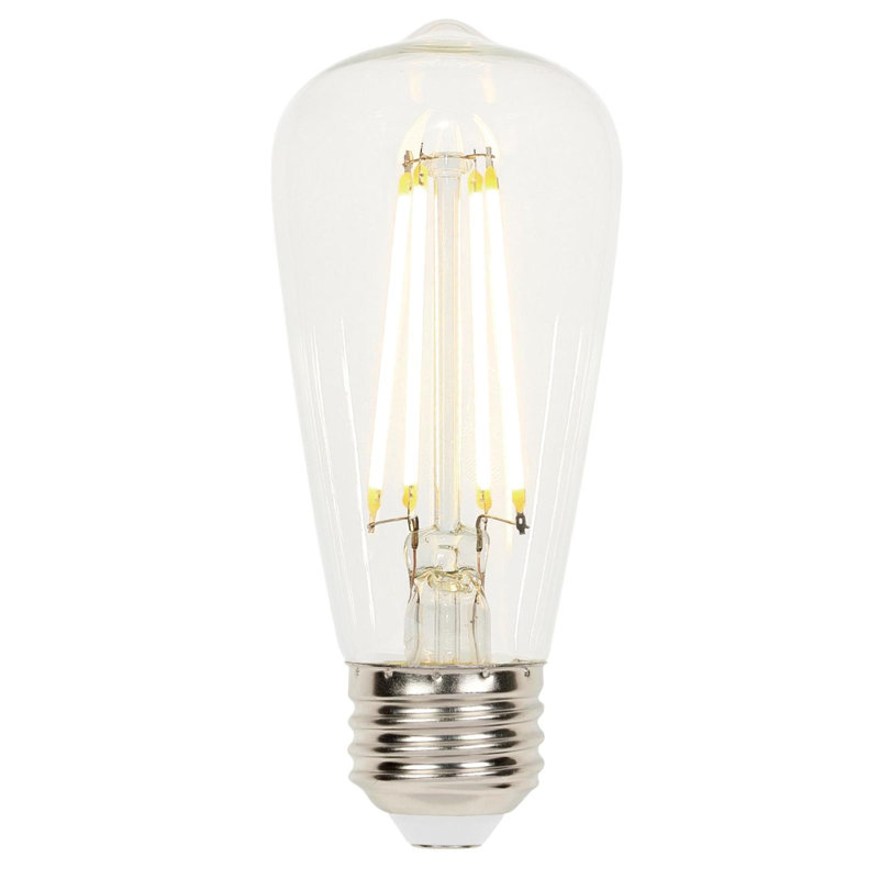 6,5 watts (équivalent à 60 watts) ampoule à DEL à intensité variable ST15 blanc chaud (2 200 K) E26 / culot moyen (standard)