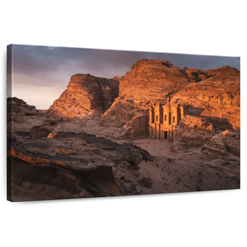 Adella, ruines anciennes de Deir Ad, H 20 po x l 30 po