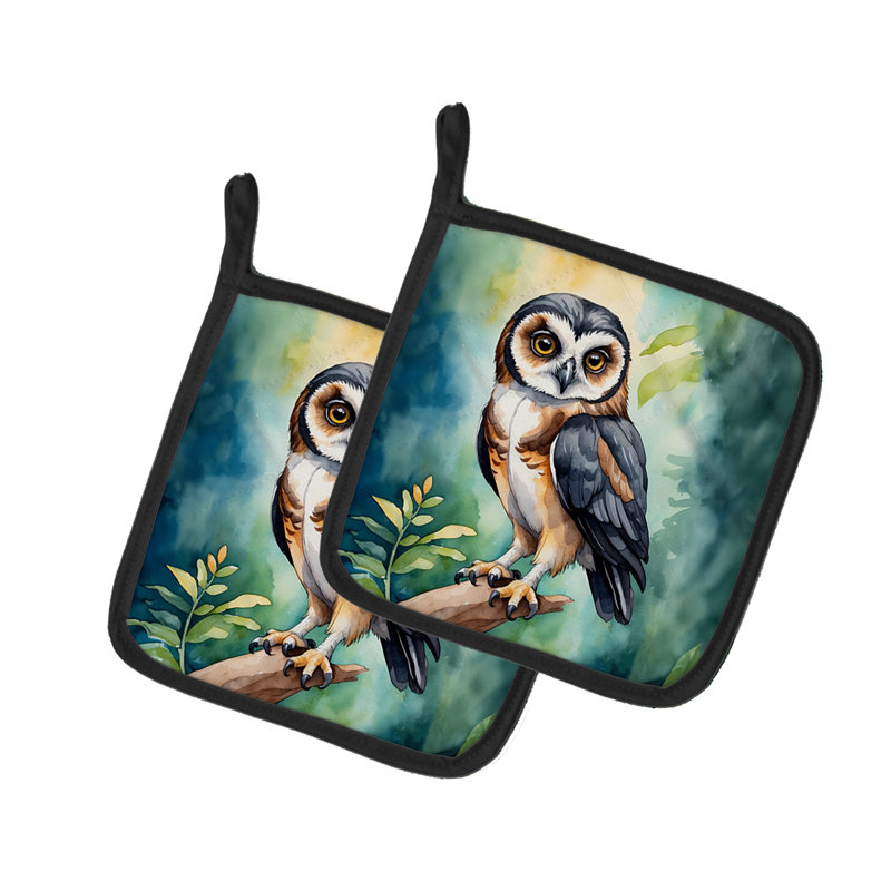Paire de porte-casseroles Spectacled Owl