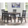 Demorian Raven Noir 5 Piece Dining Set