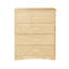 Commode verticale en bois à 4 tiroirs avec commode à 4 tiroirs