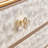 Light Luxury Shell Accent Chest