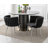 Uresti 17.75'' H Tufted Upholstered Metal Armchair-477132649-477352546