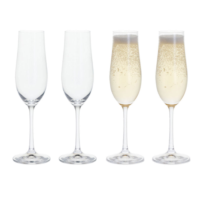 Dartington Bliss Flute, Set Of 4