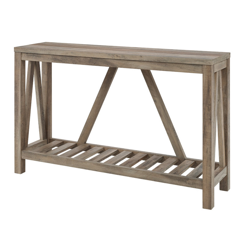 Braemar Console Table, Grey Wash