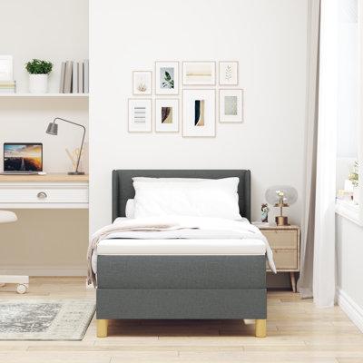 Box Spring Bed With Mattress Fabric