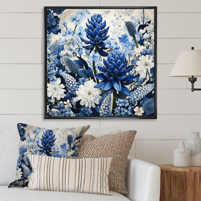 " Blue Bonnets Minimalism Harmony "
