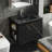 Coreyion 27.6" Modern Black Wall-Mounted Single Bathroom Vanity Set