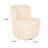 Boucle Swivel Accent Chair With Textured Upholstery