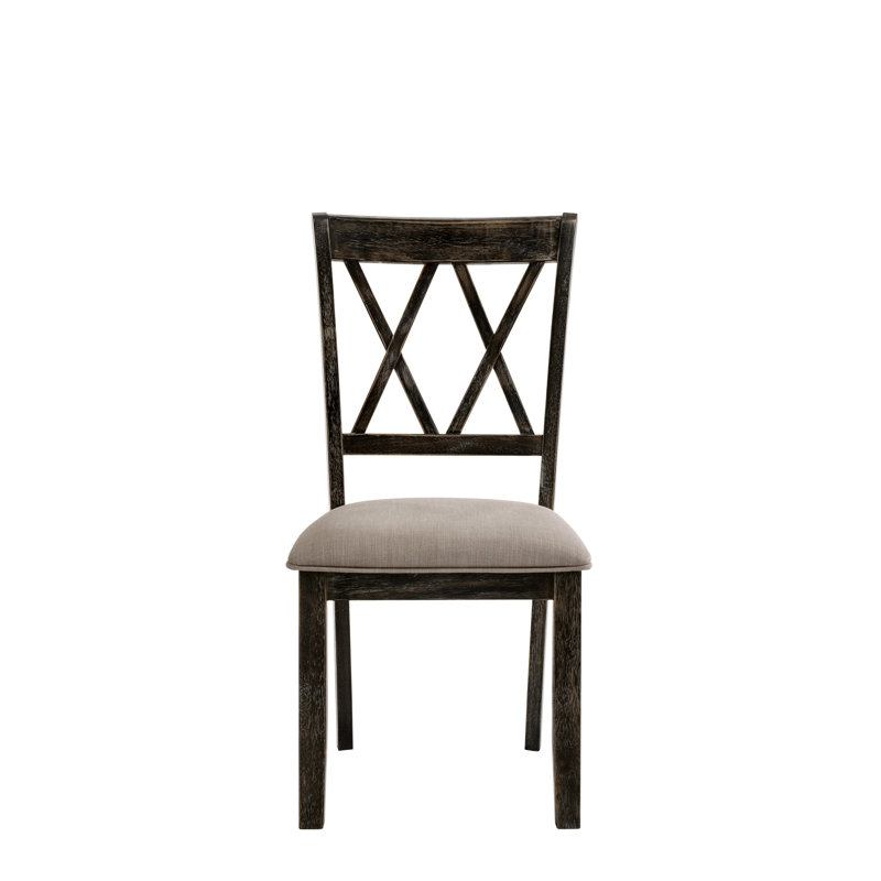 Ensemble de 2 chaises d'appoint en tissu Claudia II