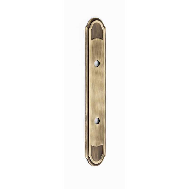 Brass Back Plate, Antique English Matte