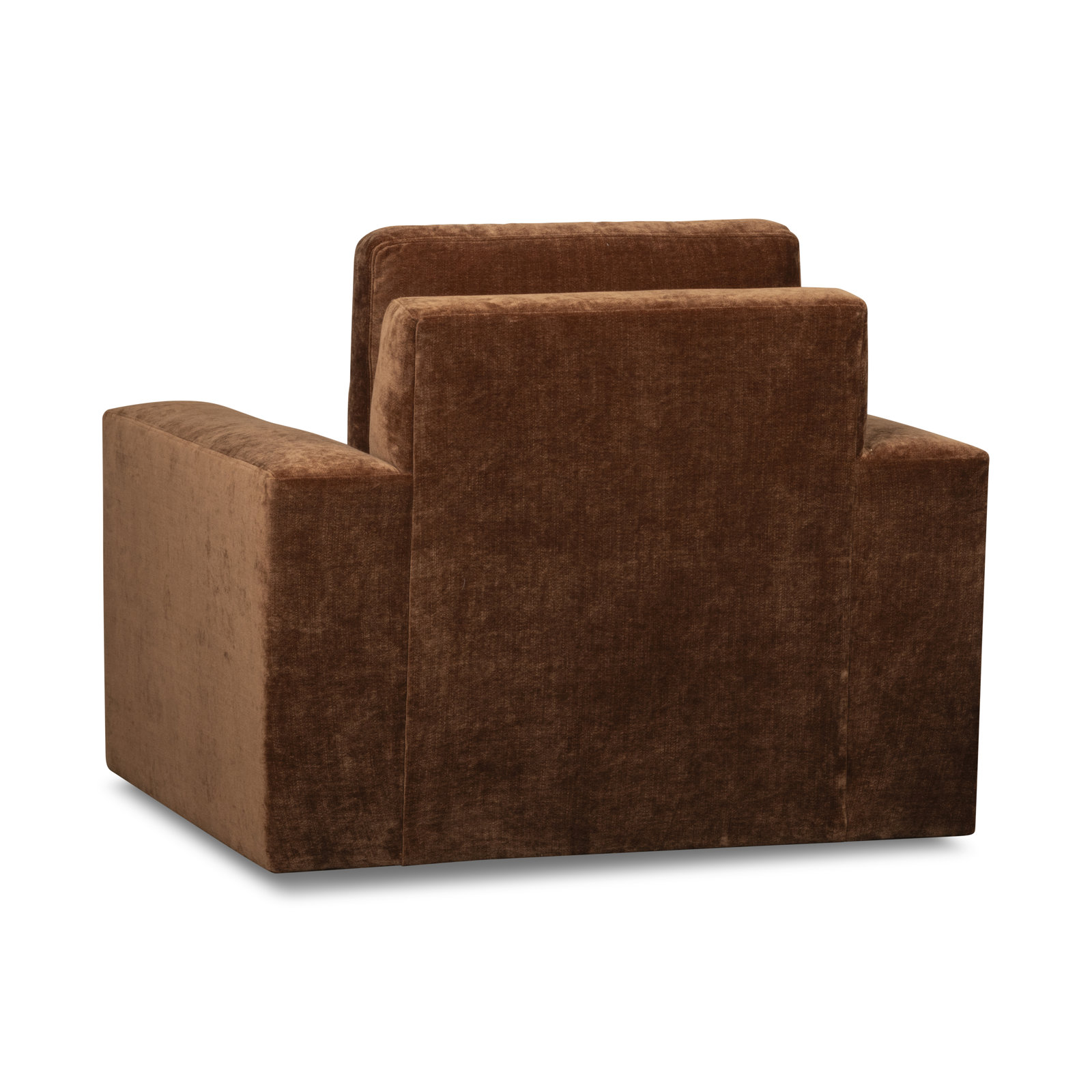 Jonie Upholstered Swivel Armchair, Andrew Sienna