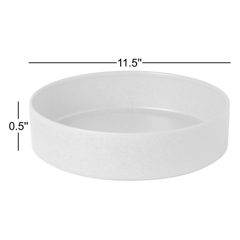 Redonda Stoneware Serving Bowl, Oak