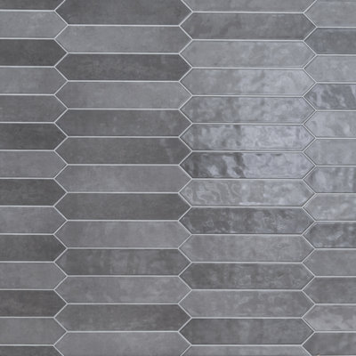 Carrelage mural en céramique brillant 2,5 po x 13 po Renzo Storm