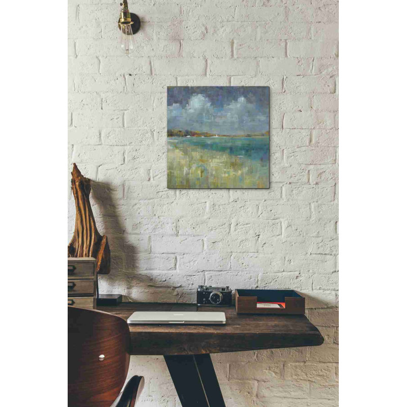«Sky and Sea Crop» par Danhui Nai, art mural sur toile, H 12 po x l 12 po x P 0,75 po