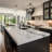 Plafonnier demi-encastré géométrique de style lustre 3 lumières de 14 po Edgebrooke