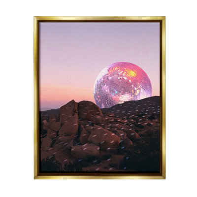 «Surreal Disco Landscape Floater Frame» par Lil 'Rue sur