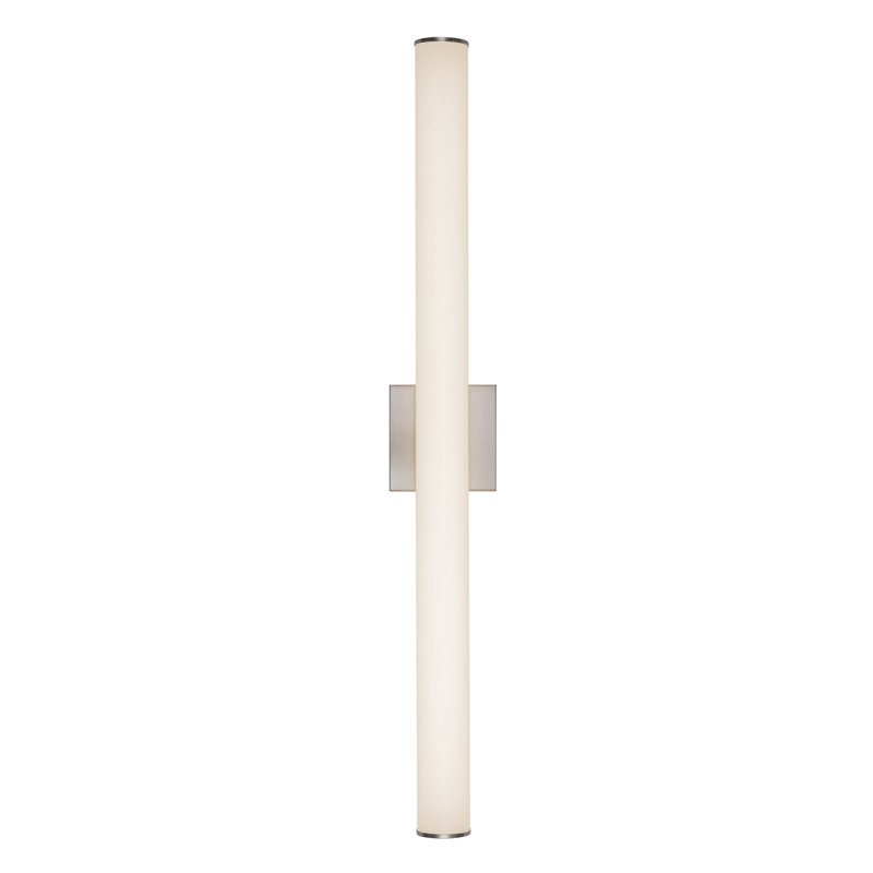 Rico 36-in Black dimmable LED Wall Sconce, Nickel