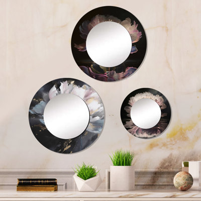 Wisen Metal Round Mirror