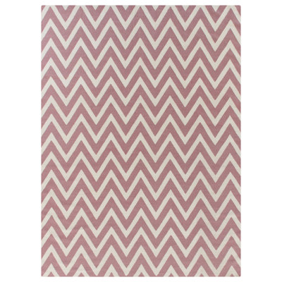 Wool Chevron Area Rug