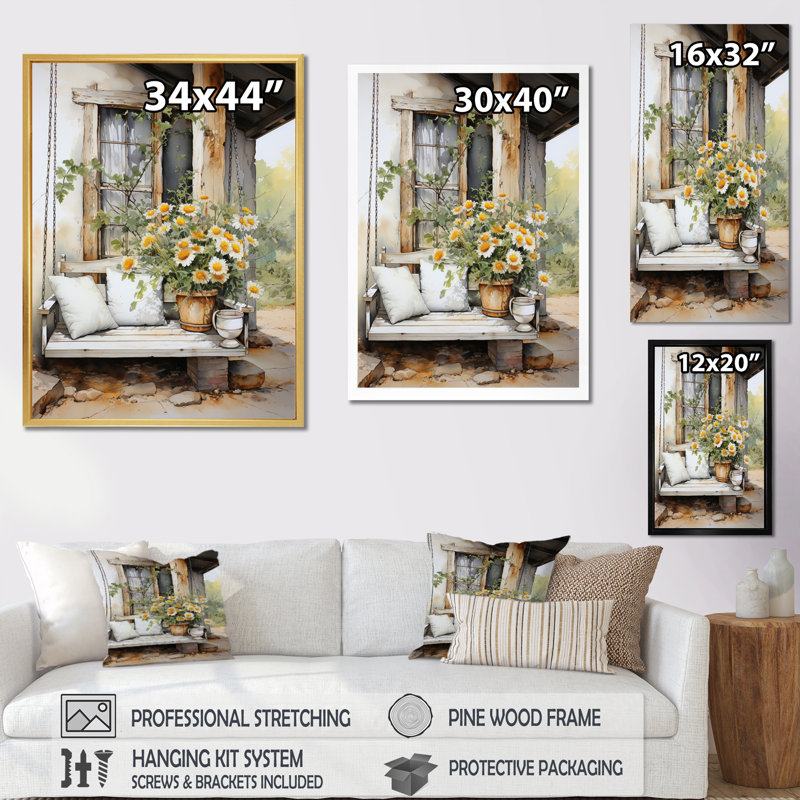Verlis Farmhouse Gentle Breeze III, Noir, H 20 po x l 12 po x P 1 po