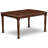 7 Piece Modern Dining Table Set Consist of a Rectangle Wooden Table with Butterfly Leaf and 6 Dining Room Chairs, Mahogany-1163784527