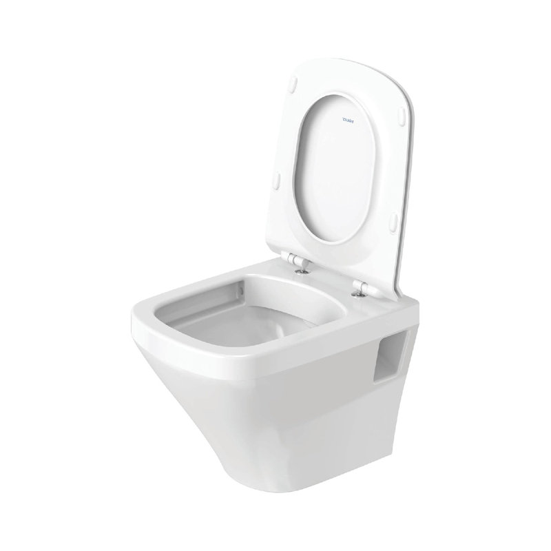 Urea Thermoset Toilet Seat, With Stainless Steel Hinges, White, For Bathroom