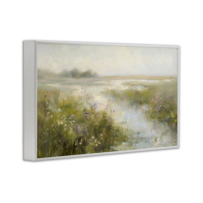  «Spring River with Wild Blooms», estampe numérique par LSR Design Studio