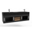 Ensemble de meuble-lavabo double mural 60 po Russett-240086616-240086619-263340073