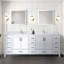Meuble-lavabo double avec comptoir-2094633902