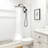 12" Rainfall Shower Head And Handheld Combo With 3-way Diverter-129416610