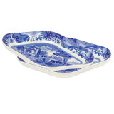 Spode Blue Italian Pickle Dishes 8.5x5.5"